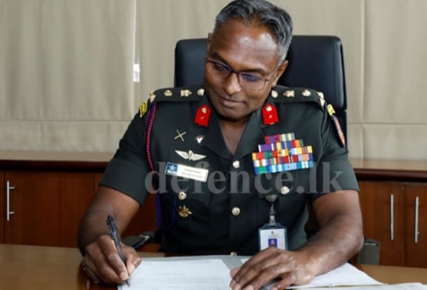 இலங்கை பாதுகாப்பு அமைச்சின் புதிய இராணுவ இணைப்பு அதிகாரி தனது கடமைகளை பொறுப்பேற்பு