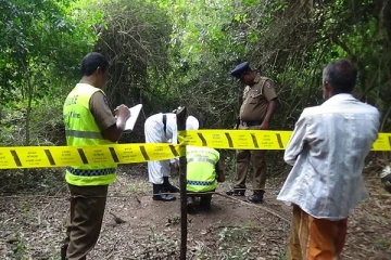 சாமிமலை பகுதியில் உள்ள நிலாவத்தை தோட்டத்தில் மனித எச்சம் கண்டுபிடிப்பு.