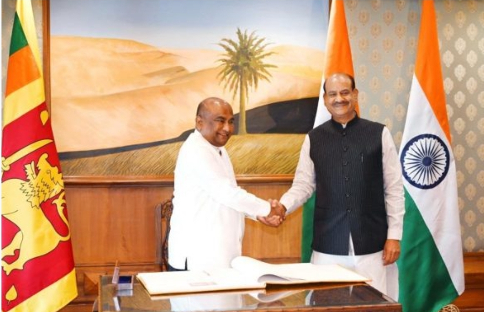 இலங்கை மற்றும் இந்திய சபாநாயகர்கள் சந்திப்பு.