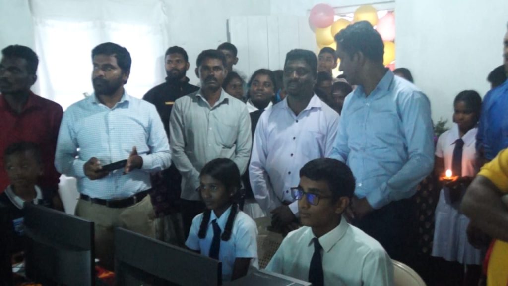 மலையக தியாகள் தினத்தை முன்னிட்டு தியாகள் நாமத்தில் கணினி மையம் ஆரம்பம்