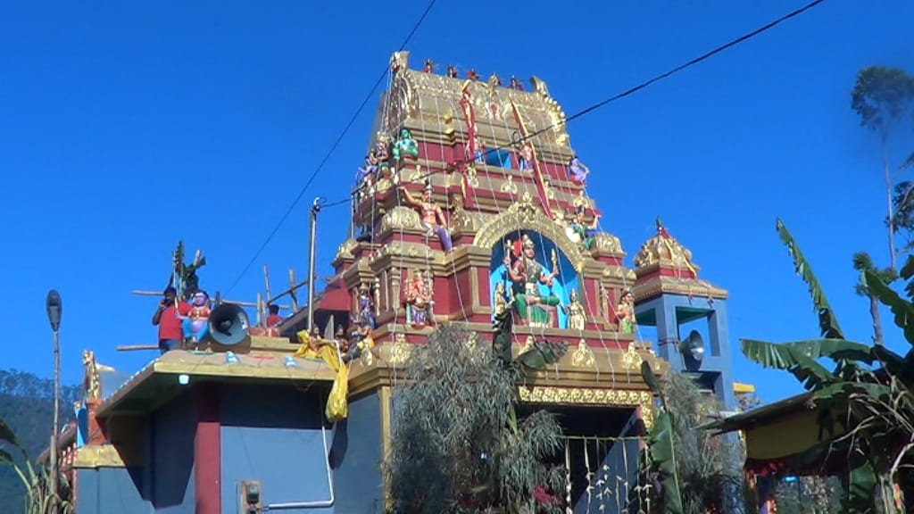 ஸ்கெலியா கிராப்பு தோட்ட கங்கேவத்தை பிரிவில் அமைந்துள்ள அருள்மிகு ஸ்ரீ முத்துமாரியம்மன் தேவஸ்தானம் நூதன பிரதிஸ்ட பஞ்சகுண்டபக்ஷ மஹா குடமுழுக்கு விழா