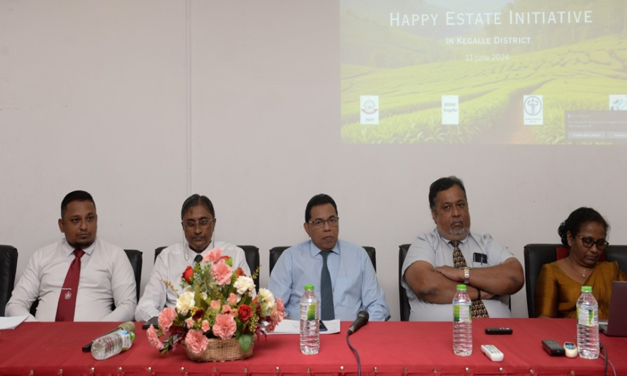 மலையக மக்களின் சுகாதார பாதுகாப்பு மற்றும் முன்னேற்றத்திற்காக “சதுடு வது” எனும் சந்தோஷமான தோட்ட மண் (Happy Estate) வேலை திட்டம்