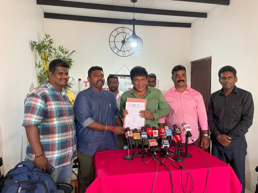 தமிழ் முற்போக்கு கூட்டணி சார்பில் கண்டி மாவட்டத்தில் போட்டியிடுகின்றார் பாரத் அருள்சாமி