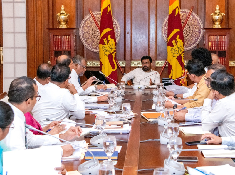 2025 வரவு செலவுத்திட்ட இறுதி கட்டம் தயாரிப்பு தொடர்பான பூர்வாங்க கலந்துரையாடல் ஜனாதிபதி தலைமையில்