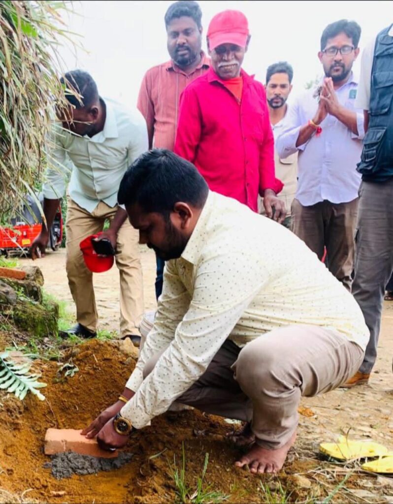 தலவாக்கலை ட்ரூப் பாதை அபிவிருத்தி வேலைத்திட்டம் இன்று அடிக்கல் நாட்டி ஆரம்பித்து வைக்கப்பட்டது.