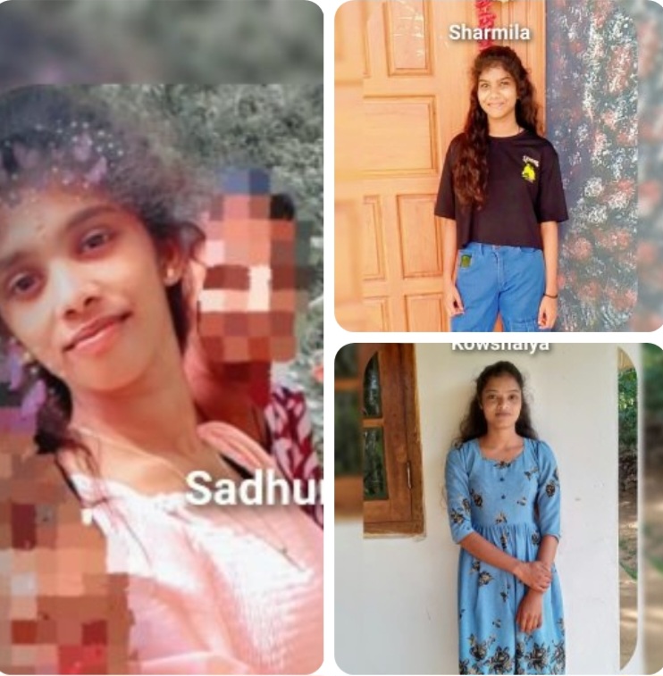 பலாங்கொடை பின்னவல எல்லராவ, பிரதேசத்தில் மூன்று மாணவிகளை காணவில்லை