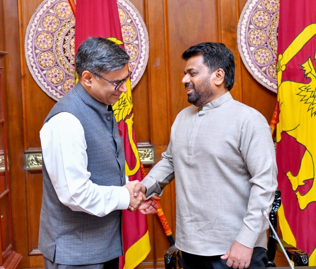 ஜனாதிபதிக்கும் இந்திய வெளியுறவுச் செயலாளருக்கும் இடையிலான சந்திப்பு